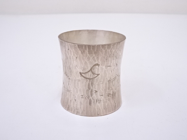 道具 ] - 道具 竹影堂造 銀仕上銀杏紋蓋置 | ネットショップ圭 netshop